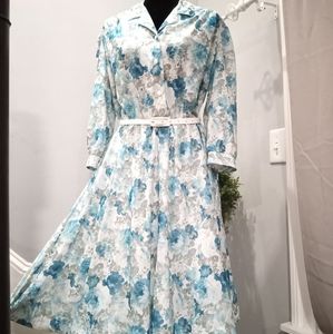 LOOK Vintage 60's Secretary Dress Sz L